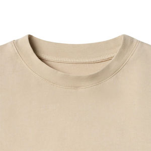 Camiseta Blanca Extra Grande de Algodón Premium con Estampado de Logo Personalizado, Estilo Vintage Lavado, para Hombre, Ropa Casual, Venta al Por Mayor de Fábrica - Product Image 5
