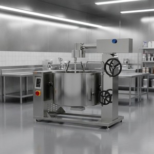Olla de vapor con caldera giratoria por inducción Amicook 380V/440V, modelo resistente al calor, de grado profesional, ahorrador de energía y gran capacidad. - Product Image 2