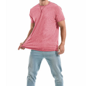 Camiseta Ringer para Hombre, Corte Cómodo, Básica, Mezcla de Poliéster y Algodón, Precio Razonable, Cuello Redondo, Tela Suave al Tacto, Clásica - Product Image 5
