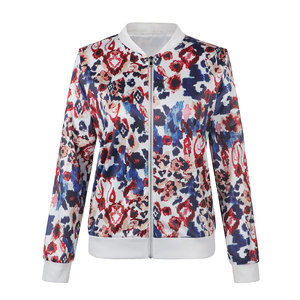 Best Price Creative Fashion Women Printing Varsity <b>Jackets</b> Durable Casual Garment For Everyday Comfort And Style In Wholesale - Product Image 1