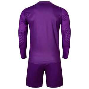 Uniforme de fútbol de manga larga, camiseta y pantalón corto, recién llegado, uniforme de fútbol 100% poliéster, hecho en Pakistán. - Product Image 5