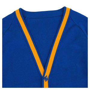 <b>Men's</b> and Women University Acrylic Knitted <b>Cardigan</b> Sweater V Neck Button up <b>Long</b> Sleeve Solid Color Winter Anti-Pilling Front - Product Image 6