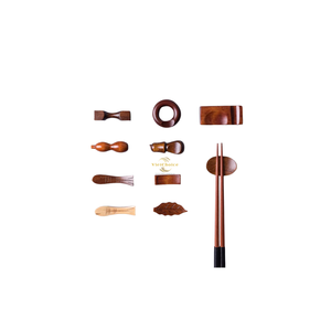 Rustic Wooden <b>Chopstick</b> Holder Combining Traditional Craftsmanship with Clean Design for Everyday Table Use - Product Image 6