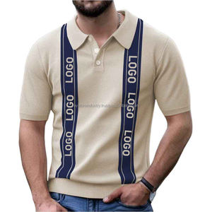 Camisetas Polo de hombre de peso pesado 280gsm, ropa de calle, camiseta Polo con logotipo personalizado en blanco, transpirable, precio a granel, ropa informal para hombre - Product Image 5