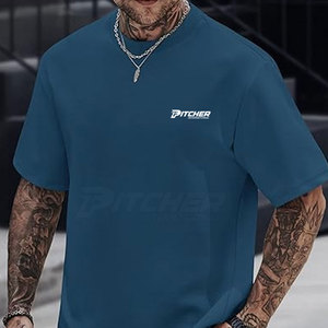 Camiseta Extra Grande para Hombre, Corte Holgado, Moda Urbana Moderna, Ligera y Cómoda para Uso Diario - Product Image 3