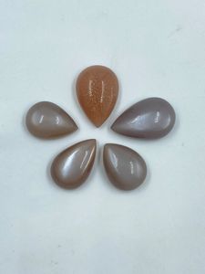 Natural Brown And Orange <b>Colour</b> Moonstone Top Quality Crystal Stone 24.19Carat 5Pcs High Quality For Jewelry Making - Product Image 4