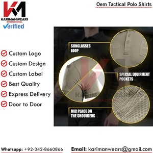 Camiseta Polo Táctica para Exteriores, Transpirable, Ligera, Ergonómica, Cómoda, Multiusos, para Deportes - Product Image 4