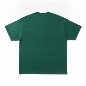 Camiseta de Hombre con Bordado de Dragón Chino Sostenible, Verde, Manga Corta, Cuello Redondo, Corte Regular, Algodón Jersey - Product Image 5