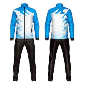 Nouvel ensemble de survêtement de football personnalisé avec service OEM – Survêtement pour homme à manches longues, veste de club de football pour le sport - Product Image 2