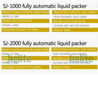 Machine de remplissage et de scellage automatique électrique haute productivité pour sachets de gel liquide, pour l'emballage de miel, d'huile et de boissons