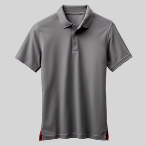 Chemises polo en coton décontractées de haute qualité en gros, logo personnalisé, chemise polo simple, chemises polo pour hommes, vêtements décontractés - Product Image 4