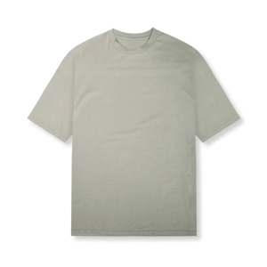 เสื้อยืดโอเวอร์ไซส์ผู้ชายรุ่นใหม่ปี 2026 ผ้าฝ้าย 100% ระบายอากาศได้ดี เป็นมิตรกับสิ่งแวดล้อม แขนสั้น คอกลม สีพื้น แห้งเร็ว มีหลายขนาด - Product Image 1
