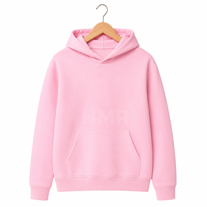 Sudadera con Capucha Extra Grande de Color Sólido de la Hermandad HMR, Sudadera de Algodón con Bolsillos, Largo Regular - Product Image 5