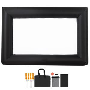 Pantalla de Proyección Inflable de 14 Pies con Resolución 4K, Ventilador de Aire de 120W, Pantalla para Cine al Aire Libre Hecha de Tela Oxford para Uso Doméstico - Product Image 1