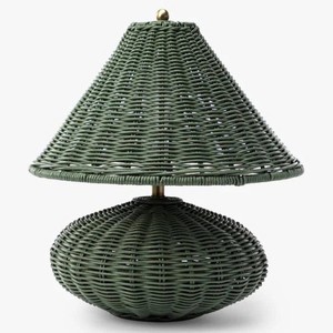 Customized Wicker Rattan <b>Table</b> Lamp Decorative Lighting Fixture For Bedroom Living Room Natural Lamp For Warm Home Decor - Product Image 1