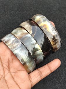 High Quality Handmade Polished Classic <b>Cute</b> Women's Wedding Other Occasions Buffalo Horn Fashion Belladec <b>Bracelets</b> Bangles - Product Image 4