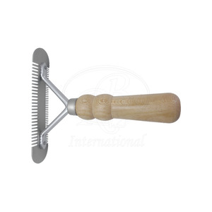 Peine para Crin y Cola de Caballo con Hoja de Acero y Mango de Madera de 7 Pulgadas, Herramienta de Cuidado - Product Image 5