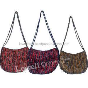 Elegant Multicolor Beaded Crossbody Bag Handmade <b>Small</b> <b>Purse</b> Unbranded Indian Craftsmanship Beaded Tote Bag for Women Stylish - Product Image 4