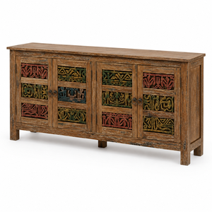 Unique Design Eco-Friendly Durable Multi Functional Wood <b>Sideboard</b> Cabinet Drawers for Living Room Kitchen Bathroom <b>Storage</b> - Product Image 5