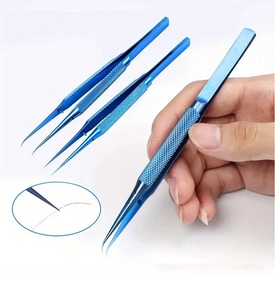 Pinzas Quirúrgicas Manuales de Titanio, Juego de Instrumentos de Precisión para Uso Hospitalario, Odontología, Oftalmología y Microcirugía - Product Image 4