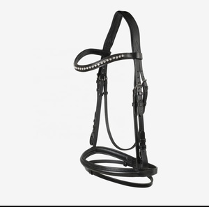 บังเหียนม้าขี่ม้าหนังแท้ผลิตภัณฑ์ขี่ม้าคุณภาพสูงจากอังกฤษ - Product Image 4