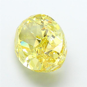 Exquisita piedra preciosa suelta certificada, brillo radiante de lujo para diseño de joyería fina, corte ovalado, diamante amarillo intenso de fantasía cultivado en laboratorio. - Product Image 3