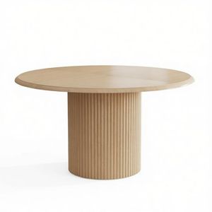 Tavolo da Pranzo Rettangolare in Pietra Sinterizzata e Marmo, Design Robusto in Legno Massello - Product Image 2