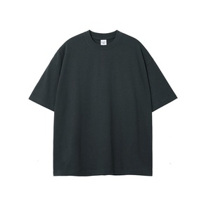 T-shirt Homme Oversize Col Rond Couleur Unie Manches Courtes Décontracté 100% Coton Jersey Design Uni - Product Image 5