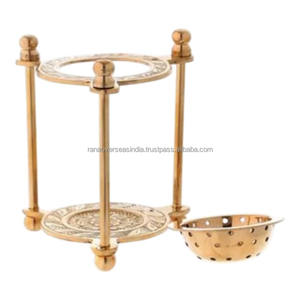 Quemador de Incienso Popular de Latón Puro con Tubo de Malla, También Utilizado para Quemar Loban y Bakhoor - Product Image 1