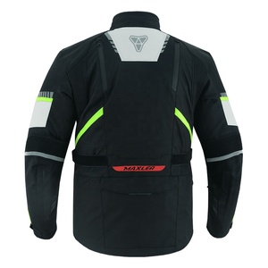Chaqueta de Motociclista Personalizada para Hombre, Modelo 2025, Mangas Largas, Combinación Negro y Gris, Rural IV, Ropa Textil para Motociclismo y Automovilismo - Product Image 4