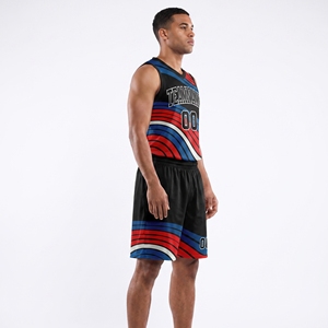 Professional Match Basketball Uniforms Kit Wholesale Custom Sublimated Jersey and Shorts Set OEM ODM Breathable Dry Fit Mesh - Product Image 2