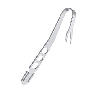 Retractor de Hueso Hohmann Curvo de 180mm y 240mm con Punta en U, Elevador de Hueso Ortopédico Quirúrgico, Retractor de Hueso CE OEM - Product Image 2