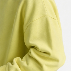 เสื้อสเวตเชิ้ตคอกลมสีพื้นผ้าฝ้ายถักเนื้อหนาสำหรับผู้ชาย สวมใส่สบาย พิมพ์ลายพรีเมียม - Product Image 5