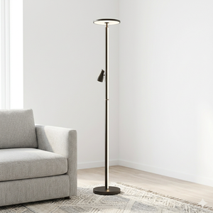 Lampe sur pied dimmable Mère et Fils avec abat-jour en métal, LED E27, lumière de lecture blanc chaud, haute luminosité, pour salon - Product Image 5
