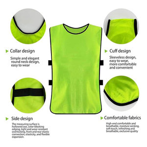Chalecos de Entrenamiento para Fútbol, Ligeros y Transpirables, para Deportes de Equipo, Práctica de Fútbol - Product Image 3