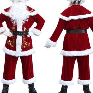 Costumes de Père Noël pour hommes, taille adulte, respirants, élégants, vêtements d'hiver, tissu doux, qualité supérieure. - Product Image 1