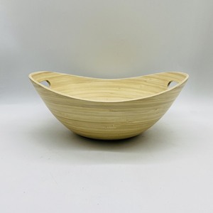 Meilleures ventes de bols à salade en bambou jetables écologiques paniers à fruits personnalisés plateaux de rangement ustensiles de cuisine à usage commercial - Product Image 4