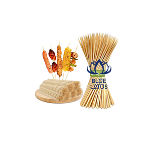 Listo para enviar: Brochetas de bambú ecológicas, seguras y limpias, de origen vegetal puro, ideales para asar a la parrilla y servir aperitivos. Precio. - Product Image 1