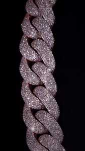 Massive 26mm Cuban Link <b>Chain</b> <b>Iced</b> <b>Out</b> 100CT Lab Diamond Pave Custom Clasp 925 Silver 10K 14K Gold Heavy Hip Hop Choker Jewelry - Product Image 3