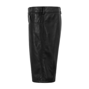 Shorts Bermuda en Cuir Nappa Premium pour Hommes, Véritable Peau d'Agneau, Style Jean Décontracté, Fournisseur et Fabricant OEM ODM en Gros - Product Image 2