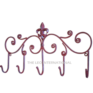 Stylish Iron <b>Hook</b> Rail With Powder Coated Finished <b>For</b> Home Decor <b>For</b> Gifting Purpose Lawn Organizer <b>For</b> Outdoor Utility - Product Image 5