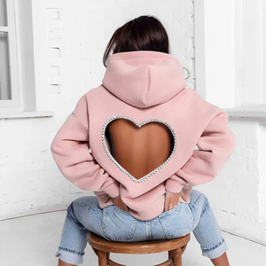 เสื้อฮู้ดแขนยาวปักลายแฟชั่นใหม่สำหรับผู้ชาย ผ้าฝ้าย 100% สไตล์ครอป น่ารัก เซ็กซี่ สำหรับฤดูใบไม้ร่วง - Product Image 2