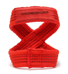 Sangles de musculation Misha Sports Fitness Figure 8 unisexes, légères, antidérapantes, robustes, réglables, respirantes, en coton - Product Image 1