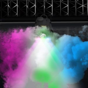 Macchina del Fumo RGB LED 400W con Telecomando, Effetto Nebbia per DJ, Matrimoni, Feste e Club, Riscaldamento Rapido, Alimentazione a Batteria - Product Image 4