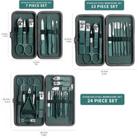 Kit de Soins Personnels des Ongles, Manucure et Pédicure Personnalisées, Instruments de Beauté Professionnels en Acier Inoxydable Durable, Qualité Premium pour les Pieds