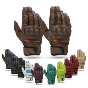 Accepted Private Label Leather Motorcycle <b>Gloves</b> <b>Touchscreen</b> Protective Breathable Anti Slip Features Motorbike Racing <b>Gloves</b> - Product Image 1