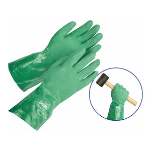 Gants de travail réutilisables ORUN NBR avec revêtement en caoutchouc, 300 mm, résistants à l'huile et à l'eau, usage général, taille XL - Product Image 1