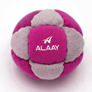 ALAAY Soft 14 Panel Footbag Freestyle <b>Hacky</b> <b>Sack</b> Blue Gray Durable Sport Ball - Product Image 5