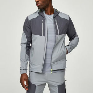 Zipper Pockets Waterproof Hunting Windbreaker <b>Jacket</b> for Men's Outerwear Softshell Windbreaker <b>Lightweight</b> Autumn <b>Running</b> <b>Jacket</b> - Product Image 5