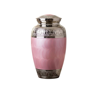High Quality American Style Eco-Friendly Metal Urns <b>for</b> Adult <b>Ashes</b> Customizable Design Male Female Funeral & Burial Use - Product Image 2